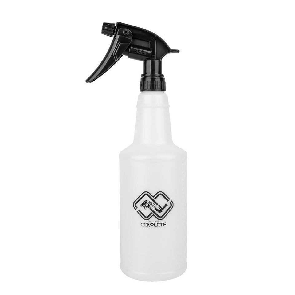 SGCB Pro Plastic Automotive Spray Bottle, 34oz Heavy Duty Empty